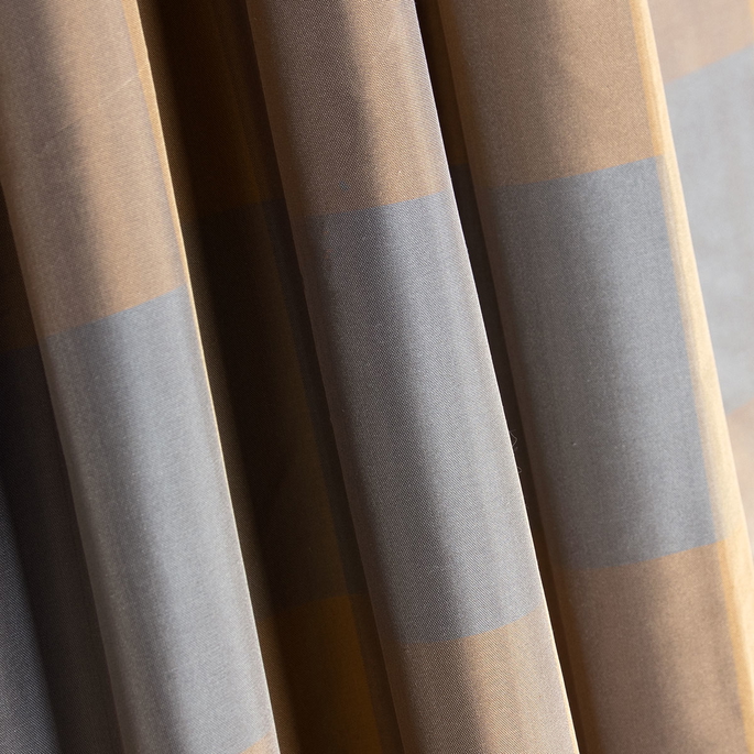 RK Classics Amelia Silk Taffeta Plaid Pastel Blue Fabric image 2 of 2