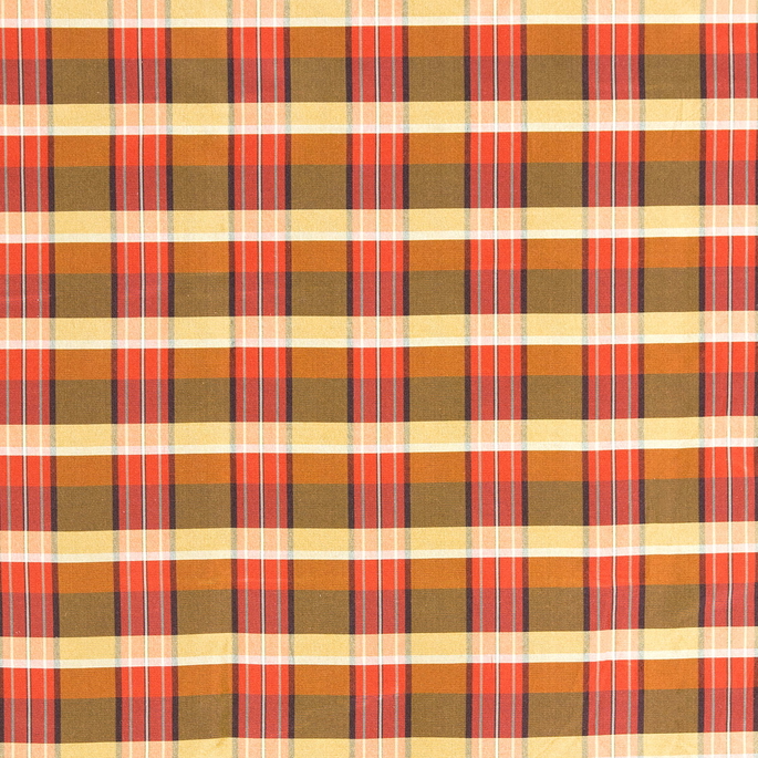 RK Classics Ava Silk Taffeta Plaid Autumn Fabric image 1 of 2