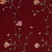 RK Classics Hazel Silk Dupioni Floral Print Sangria Fabric