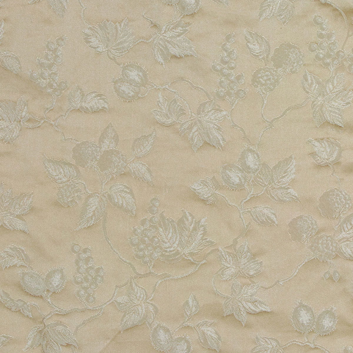 RK Classics Nora Silk Jacquard Cream Fabric OnlineFabricStore