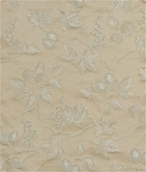 RK Classics Nora Silk Jacquard Cream Fabric