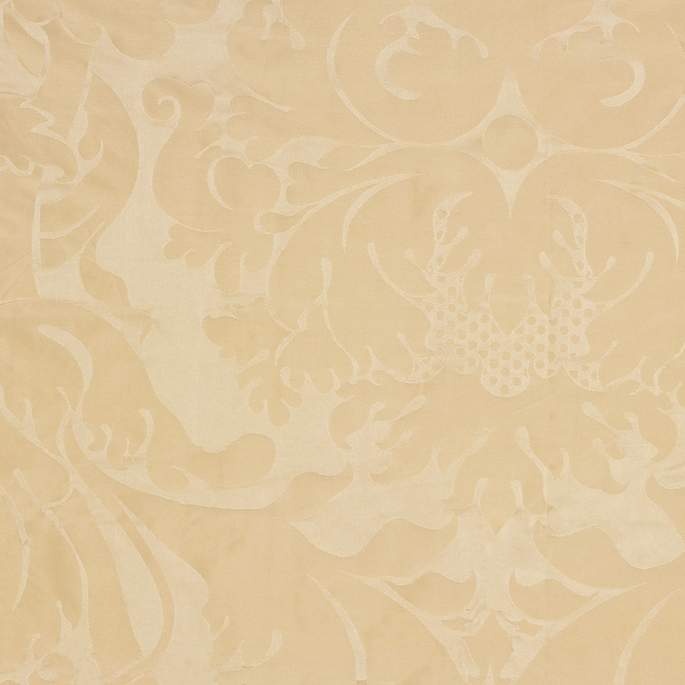 RK Classics Camilla Silk Jacquard Ivory Fabric image 1 of 2