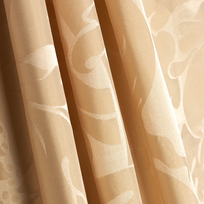 RK Classics Camilla Silk Jacquard Ivory Fabric image 2 of 2