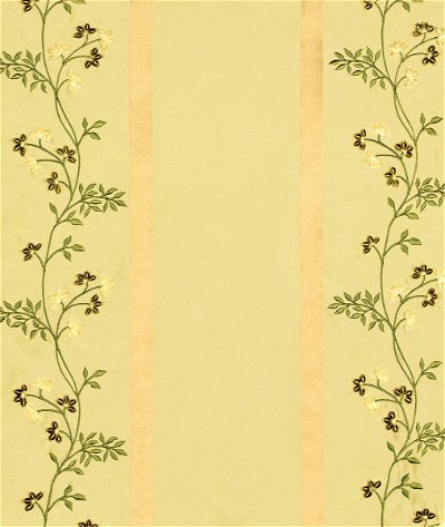 RK Classics Evie Silk Satin Velvet Embroidery Garden Fabric