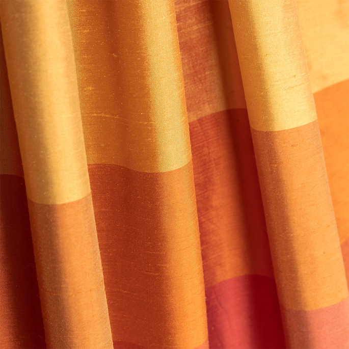 RK Classics Penelope Silk Dupioni Plaid Sunburst Fabric image 2 of 2