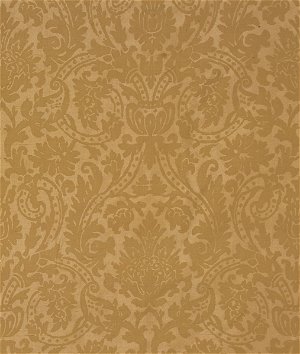 RK Classics Tiffany Printed Silk Jacquard Soft Gold Fabric