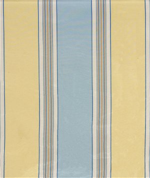 RK Classics Katrina Silk Taffeta Stripe Summer Sky Fabric