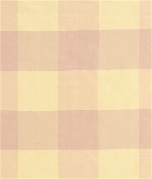 RK Classics Courtney Silk Taffeta Plaid Pink Cream Fabric