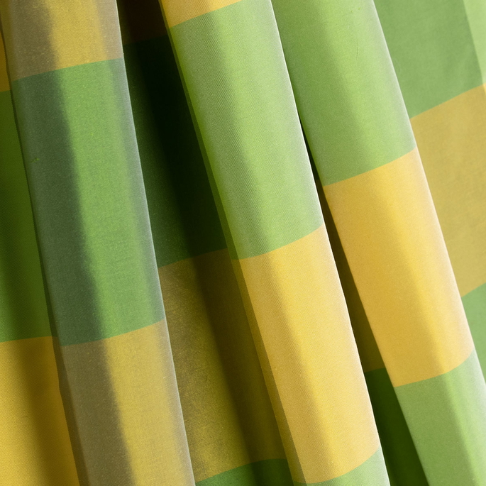 RK Classics Stephanie Silk Plaid Screamin' Green Fabric image 2 of 2