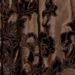 RK Classics Rajah Silk Velvet Embroidery Shantung Mocha Fabric thumbnail image 2 of 2