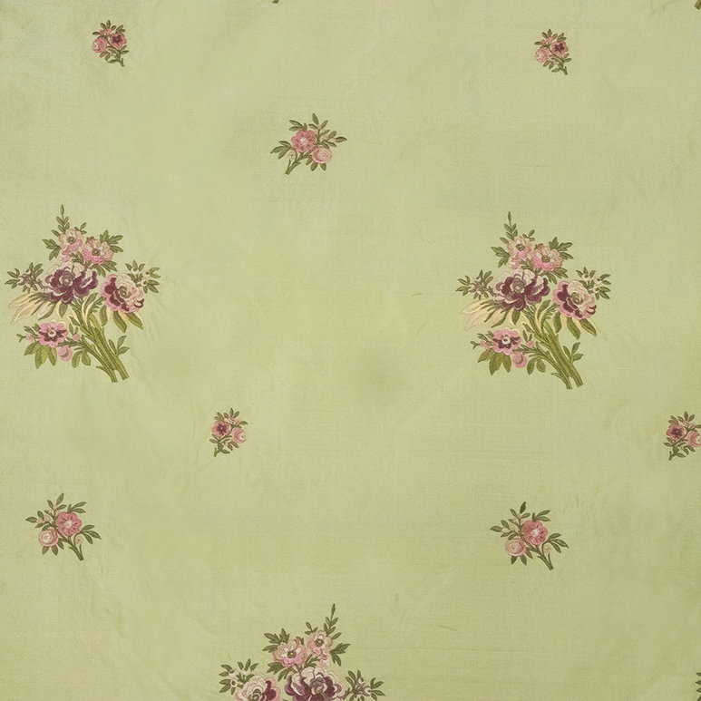 RK Classics Maharini Silk Embroidery Shantung Spring Fabric