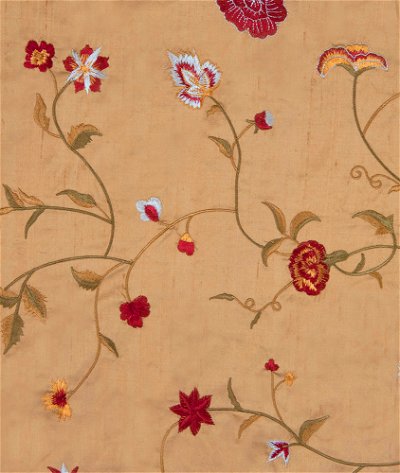 RK Classics Varanasi Silk Dupioni Embroidery Nugget Fabric