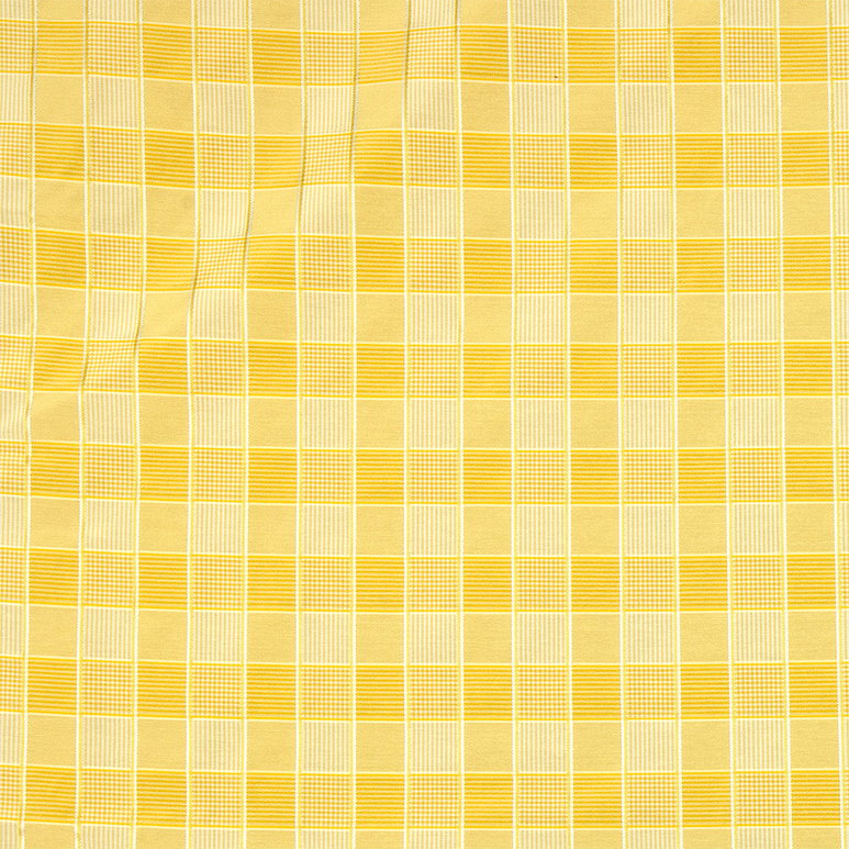 RK Classics Conway Silk Satin Plaid Yellow Fabric