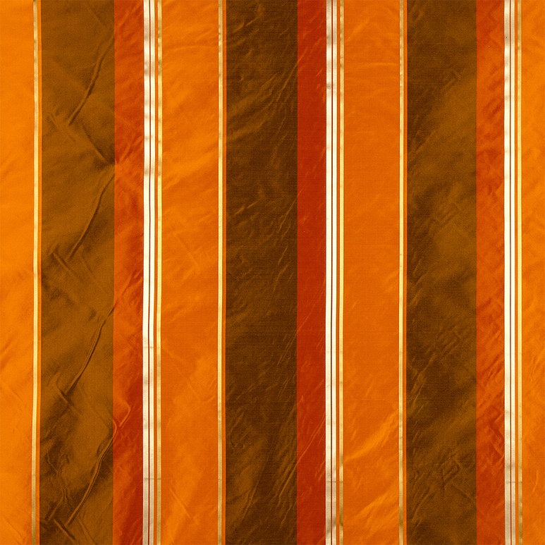RK Classics Layton Silk Satin Stripe Autumn Fabric