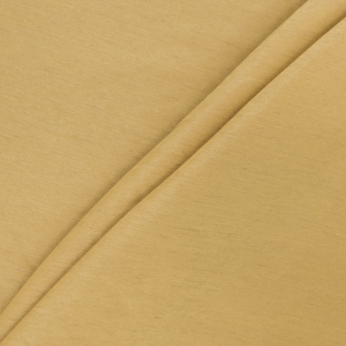 RK Classics Ruth Silk Dupioni Faille Brass Fabric image 2 of 2