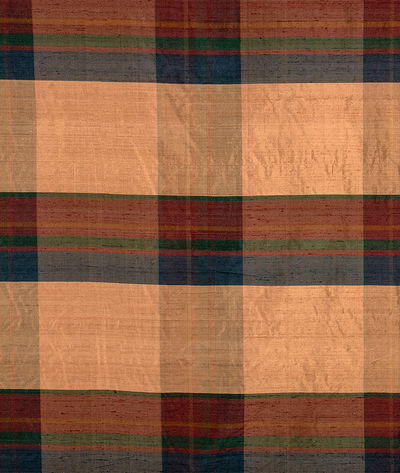 RK Classics Bungay Silk Dupioni Plaid Imperial Fabric