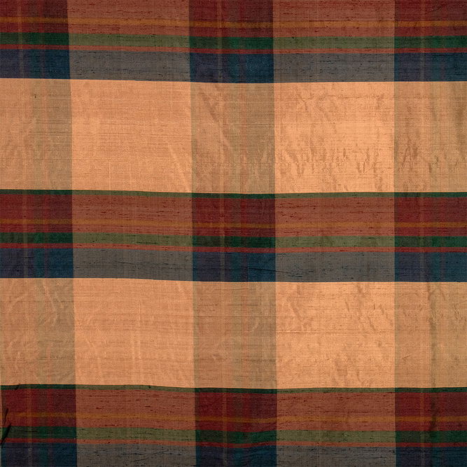 RK Classics Bungay Silk Dupioni Plaid Imperial Fabric