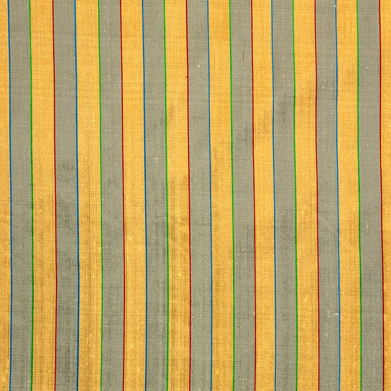 RK Classics Kingston Silk Dupioni Stripe Copper Fabric