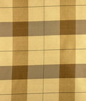 RK Classics Marston Silk Ottoman Plaid Tan/Black Fabric