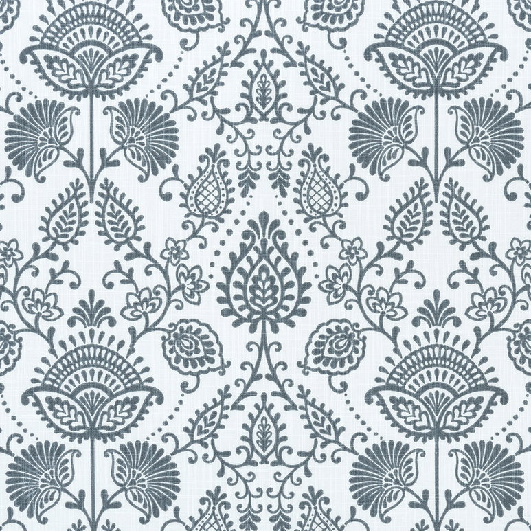Premier Prints Silas Black Flame Slub Canvas Fabric