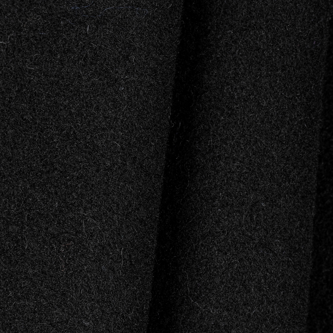 Bronco Single Plush Wool Black Fabric image 3 of 3