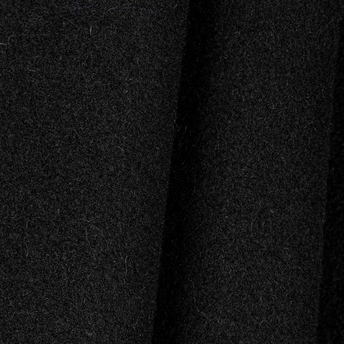 Bronco Single Plush Wool Black Fabric image 3 of 3