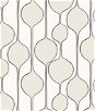 Seabrook Designs Minimalist Geometric Marshmallow Wallpaper