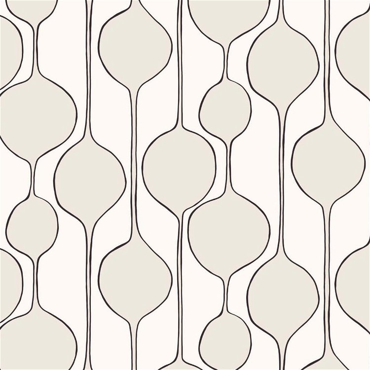 Seabrook Designs Minimalist Geometric Marshmallow Wallpaper