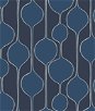 Seabrook Designs Minimalist Geometric Celtic Blue Wallpaper