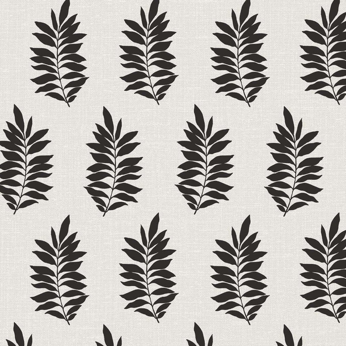 Seabrook Designs Pinnate Silhouette Onyx Wallpaper image 1 of 2