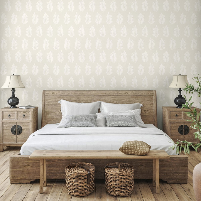 Seabrook Designs Pinnate Silhouette Almond Wallpaper image 2 of 2
