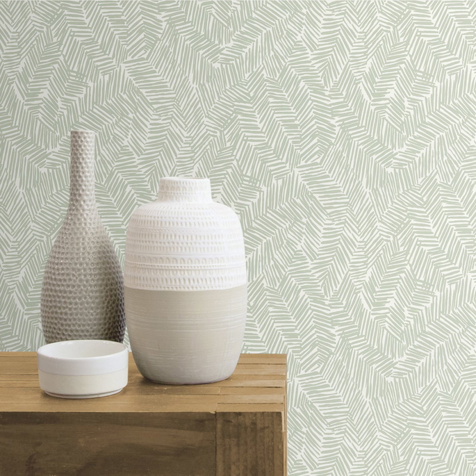 Seabrook Designs Lush Celadon Wallpaper image 2 of 2