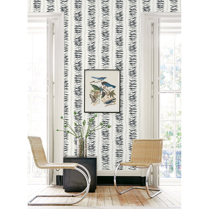 Seabrook Designs Summer Garland Shadow Wallpaper image 2 of 2