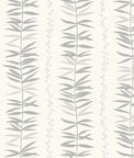 Seabrook Designs Summer Garland Smoke Wallpaper