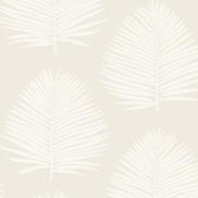 Seabrook Designs Island Palm Alabaster Wallpaper