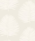 Seabrook Designs Island Palm Alabaster Wallpaper