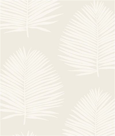 Seabrook Designs Island Palm Alabaster Wallpaper