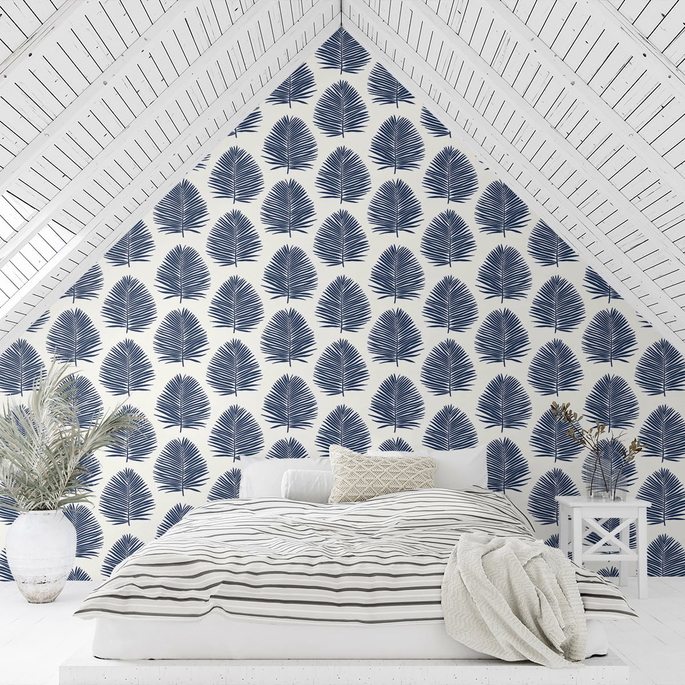 Seabrook Designs Island Palm Island Dusk Wallpaper image 2 of 2