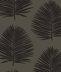 Seabrook Designs Island Palm Lava Rock Wallpaper