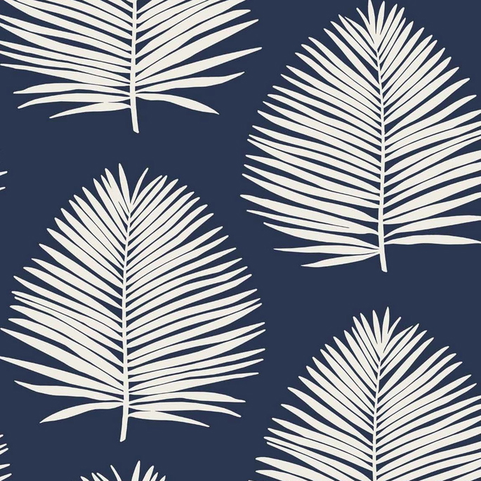 Seabrook Designs Island Palm Midnight Sky Wallpaper image 1 of 2