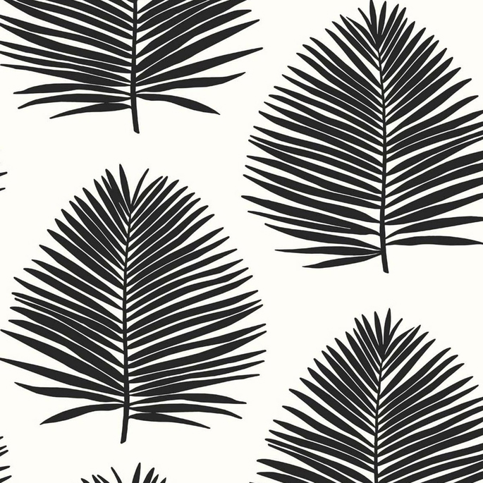 Seabrook Designs Island Palm Day &amp; Night Wallpaper image 1 of 2