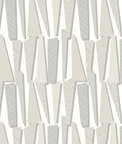 Seabrook Designs Geometric Shadows Linen Wallpaper