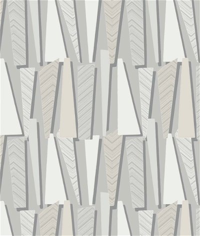 Seabrook Designs Geometric Shadows Stone Wallpaper