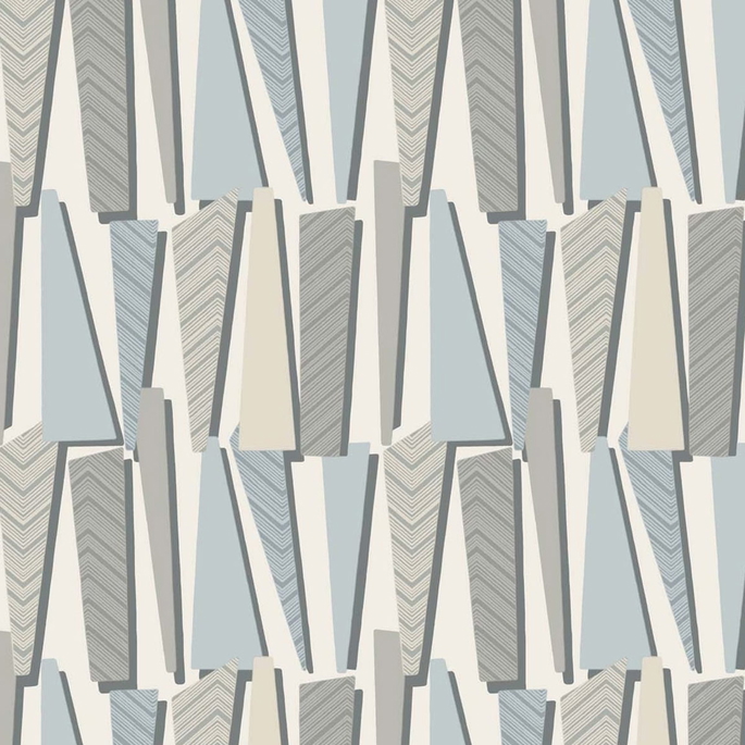 Seabrook Designs Geometric Shadows Aquamarine Wallpaper image 1 of 2