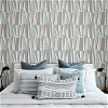 Seabrook Designs Geometric Shadows Aquamarine Wallpaper - Image 2