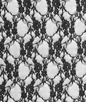 Black Stretch Lace Fabric