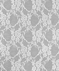 White Stretch Lace Fabric