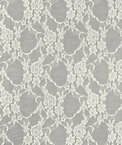 Ivory Stretch Lace Fabric