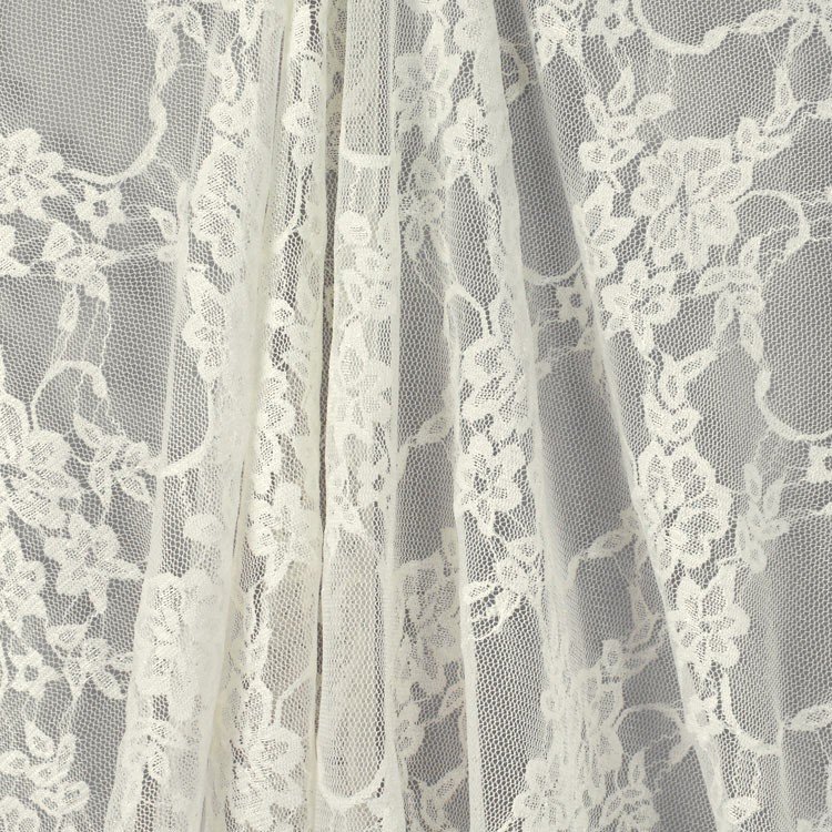 Star Gold-White Floral Metallic Lace Fabric – Denver Fabrics