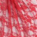Red Stretch Lace Fabric thumbnail image 2 of 2